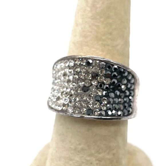 Vintage JCM Brass, Malaysia Crystal, Vintage Designer JCM Beautiful Crystal - Picture 4 of 4